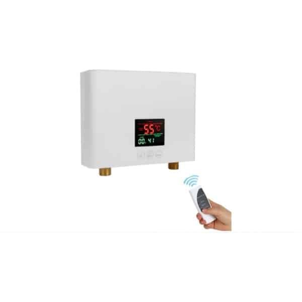 WNHB® Elektrische Doorstroomboiler 3 kW - Tankloos Warmwatersysteem met LED Display - Direct Warm Water - Energieklasse A - Voor Keuken & Badkamer