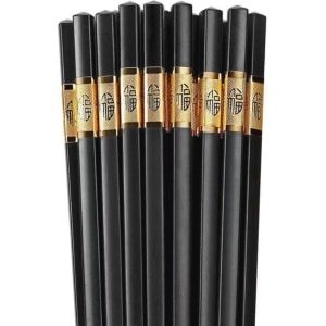 10 Paar Luxe Japanse Eetstokjes - Elegante Accessoires voor Sushi en Aziatische Keuken