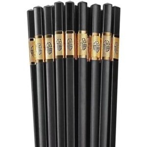 10 Paar Luxe Japanse Eetstokjes - Elegante Accessoires voor Sushi en Aziatische Keuken