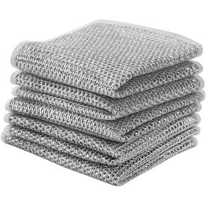 10-delige Herbruikbare Draad Vaatdoeken - Niet-krassende Schuursponsjes - Keuken Accessoire voor Afwassen - Set van 10 stuks