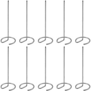 10pcs RVS Kebab Spiesjes - Herbruikbare Accessoires voor Airfryer en Oven in de Keuken