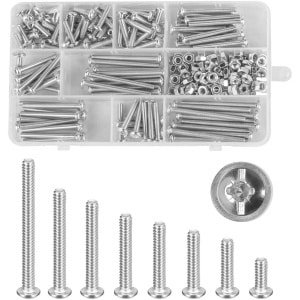 240 stuks M4 schroevenset - Meubelschroeven, Moeren en Accessoires voor Keuken en Meubels