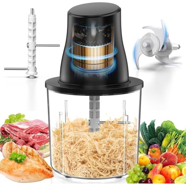 250 W Multifunctionele Hakmolen - Elektrische Keuken Hakhakmolen voor Vlees, Groenten en Fruit