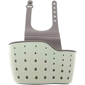 Aanrecht Caddy Spons Houder Keuken Accessoires Organizer Lichtblauw