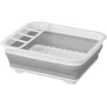 Afdruiprek/druiprek/bestekrek/bordenrek opvouwbaar/inklapbaar 36 x 31 cm - Camping/reis/keuken accessoires