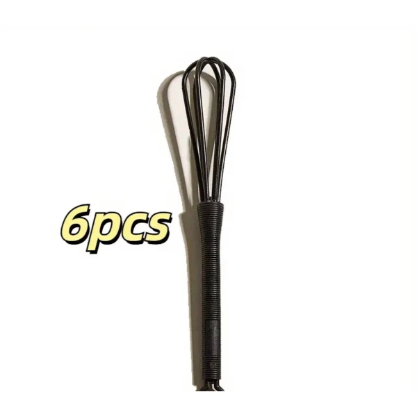 Akyol - Kleine garde - Haarverven - Kapper - Verf - Haarverf accessoires-haarverf garde -garde voor haarverf -garde kapsalon - Haarverf - Keuken - Koken - 6 stuks - Random kleur - Kloppen - Slagroom kloppen - Haarverf
