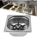 Allecto Plus - Automatische Glazen Spoelmachine voor Thuis, Keuken, Hotel - Bekerwasreiniger met Hogedrukreiniging - Accessoires voor Glazen Flessen - Roestvrijstalen Spoelbak - Zilver款