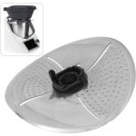 Allecto Plus - Kookmachine messenafdekking van roestvrij staal voor Vorwerk Thermomix TM5 TM6 TM31 - Bescherming - Keuken accessoire