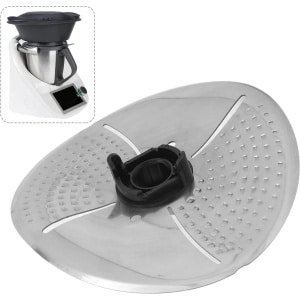 Allecto Plus - Kookmachine messenafdekking van roestvrij staal voor Vorwerk Thermomix TM5 TM6 TM31 - Bescherming - Keuken accessoire
