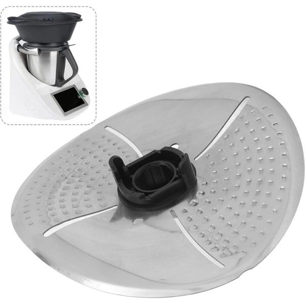 Allecto Plus - Kookmachine messenafdekking van roestvrij staal voor Vorwerk Thermomix TM5 TM6 TM31 - Bescherming - Keuken accessoire