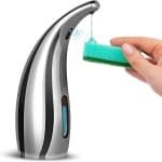 Automatische zeepdispenser 300 ml elektrische - IPX6 waterdicht voor keuken - badkamer - zilver