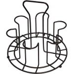 Bekerstandaard, bekerhouder, bekerhouder, zonder boren, kopjesrek, staande koffiekophouder, tafel, bekerhouder, keuken, koffiebar, accessoires en keukenorganisatie (zwart)