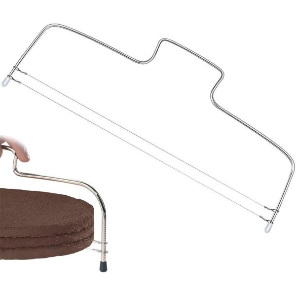 CSGoods - Taartuitsteker voor cake en brood - Handmatige RVS Cutter - Dubbele lijn - Keuken accessoire
