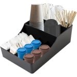 Coffee Dispenser Organizer - Koffie Accessoires Organizer - Thee Zakjes Dozen voor Thee Zakjes - Keuken Opslag en Organisatie - Opslagdoos - Koffie Specerijen Tray voor Thuis en Kantoor