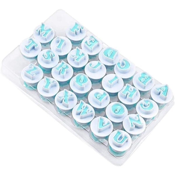 Cookie Stamp Set - Alfabet Letter Fondant Cake Biscuit Mold - DIY Cookie Tool - Cake Decorating - Bakken en Keuken Accessoires