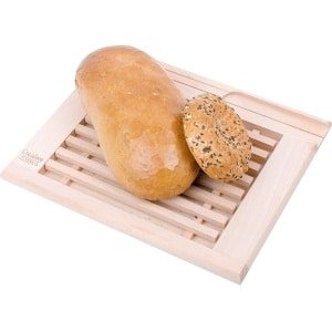 Creative Home Houten Brood Kruimelvanger Snijplank | 35,5 x 28,5 x 2 cm | Natuurlijk beukenhout | Geweldige Accessoire voor Elke Keuken