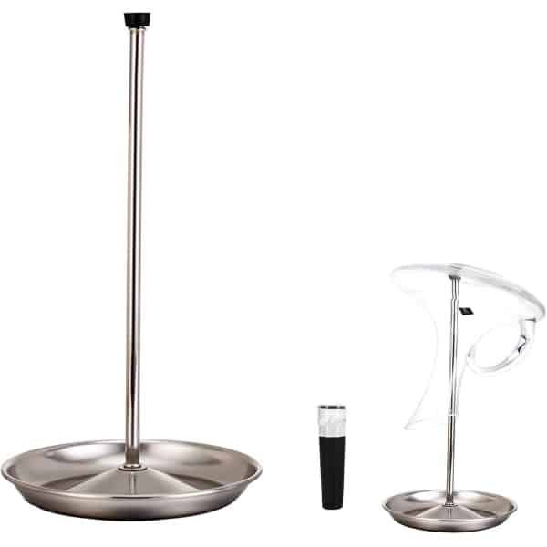 Decant Accessoires - RVS Back Holder - Wijn Decanteerder voor Plank - Afvoer - Waking Decanter - Keuken - Eettafel - Bar