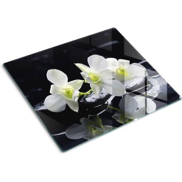 Decoratieve Snijplank van Geharde Glas - 60x52 cm - Veelzijdige Keuken Accessoire