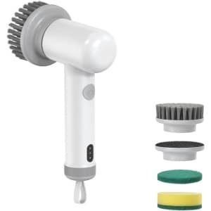 Draadloze Elektrische Reinigingsborstel met Verwisselbare Borstelkoppen - Ideaal voor Badkamer, Keuken en Auto