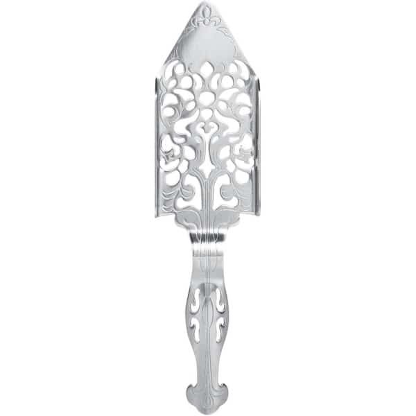 E-Ambar - Cocktailbar accessoires voor cocktails, bar en keuken - Roestvrijstalen absint lepels - Drinkfilter - Feestgereedschap (9,5 x 7,5 cm)