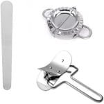 EGoods - Dumpling Maker Set Roestvrij Staal Keuken Accessoires Pack van 3