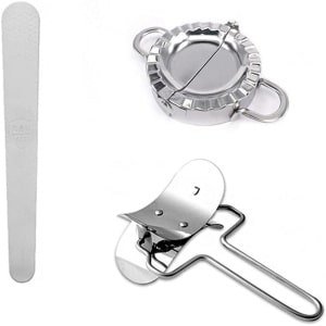 EGoods - Dumpling Maker Set Roestvrij Staal Keuken Accessoires Pack van 3