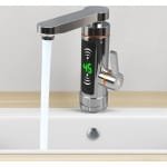 Elektrische Doorstroomboiler met Digitale LED-display en Draaibare Kraan voor Keuken en Badkamer