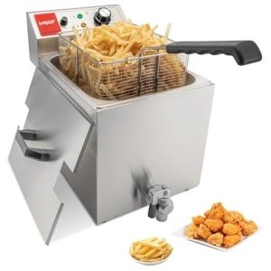 Elektrische Friteuse 13L - Commerciële RVS Frituurpan met 3300W voor Keuken