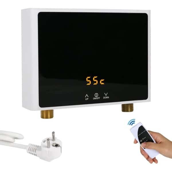 Elektrische Mini-Doorstroomboiler 3000 W met Digitaal LED-Display - Instant Warm Water voor Badkamer en Keuken