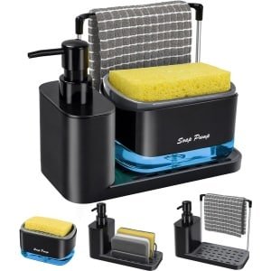 Goodivery ® Stijlvol Keuken Organisatieset met Navulbare Zeepdispenser en Handige Accessoires