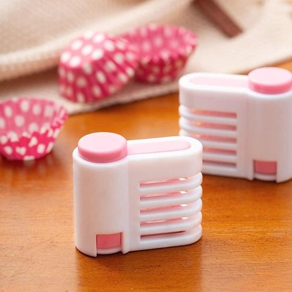 Green Glow - Cake Divider, Cake Leveler, Broodsnijder, Cake Slicer Fixator - Roze Kleurrijke Keuken Gereedschap Accessoire