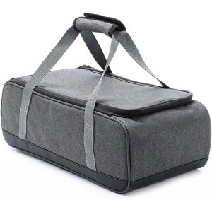 Green Glow - Campingkookgerei opbergtas met stevig frame en geïntegreerde vakken - handige accessoire voor barbecues en keuken - medium formaat