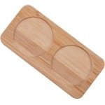Houten zout- en pepermolen dienblad Bamboe dienblad voor theehouder & rust voor 2 molens Accessoires Keuken Opberghouder Huisdecoratie Ambachten