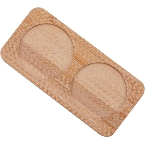 Houten zout- en pepermolen dienblad Bamboe dienblad voor theehouder & rust voor 2 molens Accessoires Keuken Opberghouder Huisdecoratie Ambachten