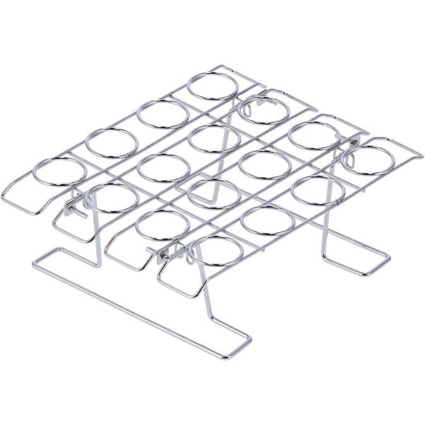 JGS Premium - Cupcake Cone Bakrek | Ice Cream Cone Stand van Roestvrij Staal | Metalen Wafel Kegels Display Houder | Praktische Keuken Accessoire