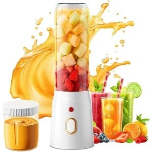 Jurrys Smoothie mixer - Draadloos - Draagbaar - Blender - Fruitpers - Elektrische - USB - Machine - Keuken - Compact