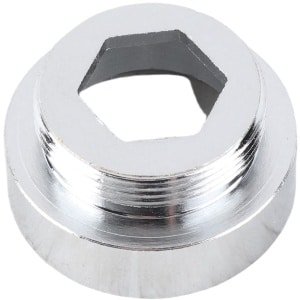 Keuken, koperen waterzuiveraar kraanadapter accessoires kraanadapter beluchteradapter waterbesparende metalen stopcontact kraanadapter (22 mm tot 24 mm)