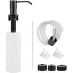 Keukenafwasmiddel Dispenser met 1m Siliconen Slang - 500ml Plastic Fles - 4 Universele Sluitingen - Flush-Mounted Keuken Accessoire