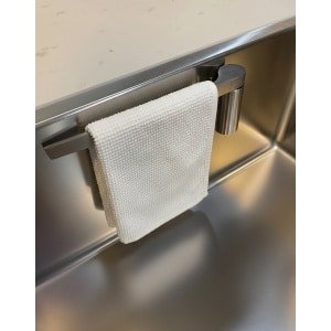 Kitchenluxx - Magnetische Vaatdoekhouder - RVS - Keuken Organizers - Keuken accessoires - Keukenorganizers - Aanrecht Organiser