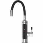 Kraan met doorstroomboiler, 220 V, elektrische onmiddellijke waterkraan, keukenkraan met 360 graden draaibare slang, warmwaterverwarmer, kraan voor keuken en badkamer