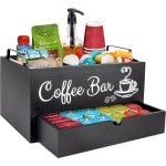 Luvetrex ® Ruime Thee- en Koffie Accessoire Opbergdoos met Handige Handvatten voor Keuken en Kantoor