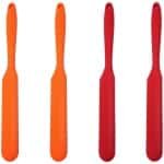 Mmgoqqt Silicone Baking Tools - 4-Stuks Cake Crème Spatels - Non-Stick - Hoge Temperaturen Bestendig (-50°C-250°C) - Keuken Accessoires