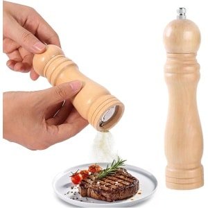 Nordivar - Houten pepermolen met verstelbare maalgraad - Keuken accessoire - Duurzaam materiaal