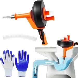 Pipe Cleaning Spiral 7.6 m - Elektrische en Handmatige Afvoerreiniger - Ideale Spiralen voor Milieuvriendelijke Afvoerreiniging in Keuken en Badkamer