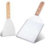 Pizzaspatels - set van 2 stuks voor horeca en keuken - pizza-accessoires voor steaks binnen en buiten