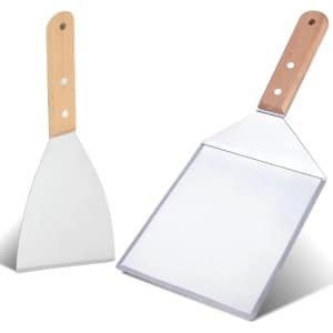 Pizzaspatels - set van 2 stuks voor horeca en keuken - pizza-accessoires voor steaks binnen en buiten