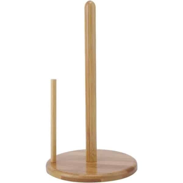 Premium - Houten keukenrolhouder met antislipkussen, universele maat, veilig en stabiel, eenvoudige installatie, veelzijdig gebruik - Keuken accessoire - Duurzaam