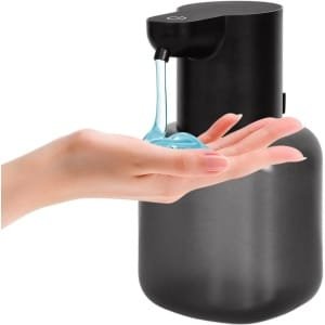 Provento - Elektrische Automatische Zeepdispenser 520 ml Met Sensor en USB-C Oplaadbaar - 4 Niveaus - Waterdicht IPX5 - Voor Keuken, Badkamer, Kantoor - Zwart