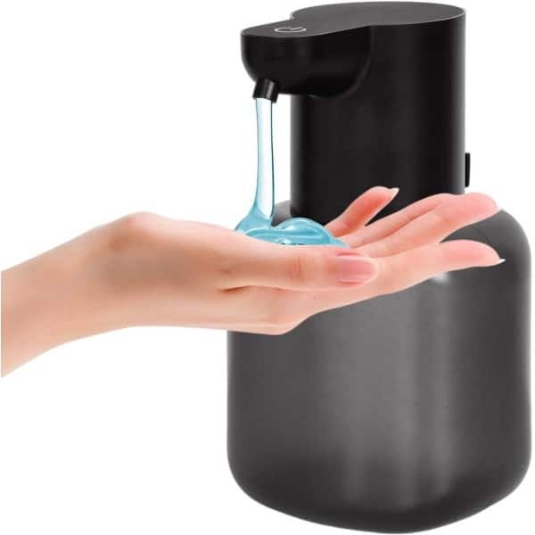 Provento - Elektrische Zeepdispenser zonder Contact 520 ml USB-C Oplaadbaar - Automatisch met Sensor - 4 Niveaus - Waterdicht IPX5 - Keuken Badkamer Kantoor Zwart