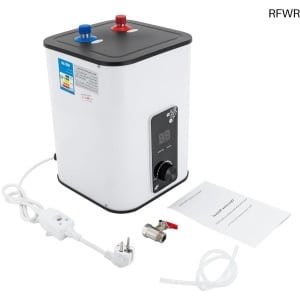 RFWR® 8 liter elektrische warmwaterboiler met digitaal display - snel opwarmen voor keuken en badkamer